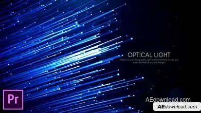 Optical Light Inspiring Titles - Premiere Pro Video Displays template preview