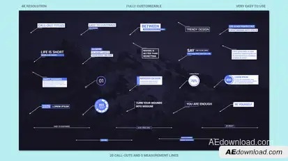 Original Call-outs Video Displays template preview