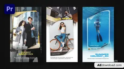 Page Turn Slideshow Reels | Premiere Pro Premiere Pro template preview