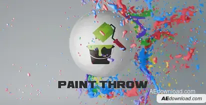 Paint Throw Video Displays template preview