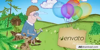 Painted Photo Review Video Displays template preview