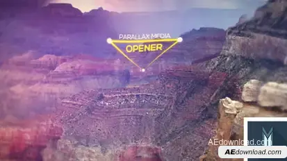 Parallax Media Opener Video Displays template preview