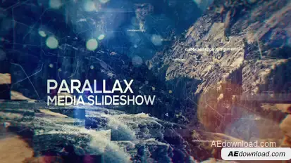 Parallax Media Slideshow Video Displays template preview