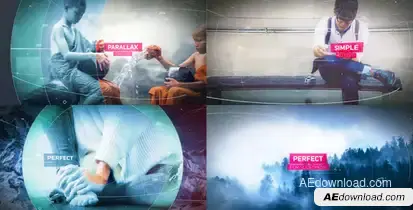 Parallax Opener Video Displays template preview