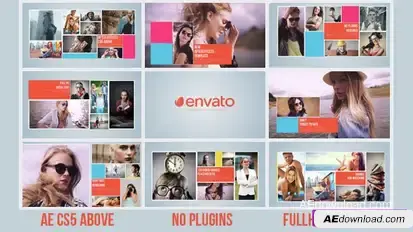 Parallax Video Slide – Videohive Video Displays template preview