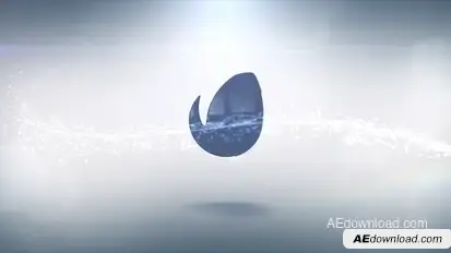 Particle Light Reveal Video Displays template preview