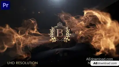 Particle Logo for Premiere Pro Premiere Pro template preview