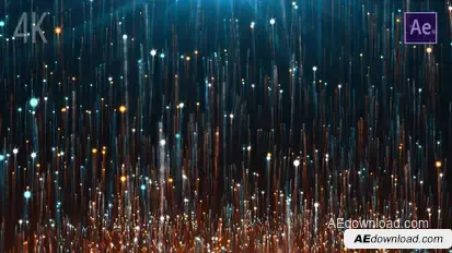 Particles Background Video Displays template preview