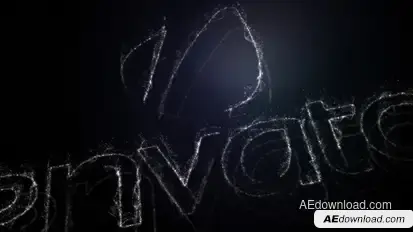 Particular line Logo Reveal Video Displays template preview