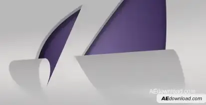 Peel It Logo Reveal Video Displays template preview