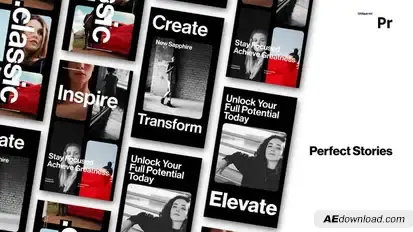 Perfect Stories For Premiere Pro Premiere Pro template preview