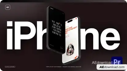 Phone 15 Pro Mockup - 9.0 Premiere Pro template preview