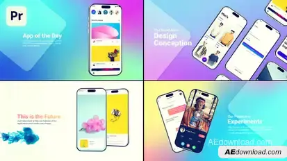 Phone 16 Pro - 3D Mockup Premiere Pro template preview