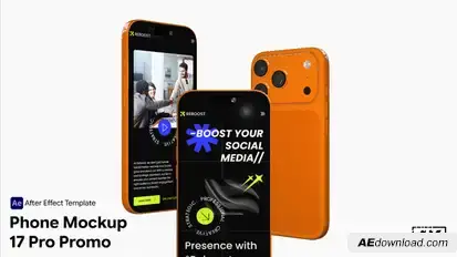 Phone Promo - 17 Pro Mockup Product Promo template preview