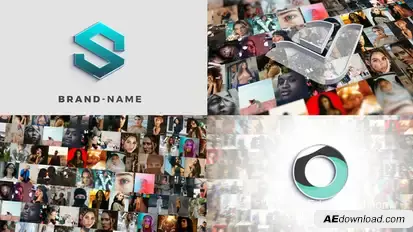 Photo Logo Reveal Premiere Pro template preview