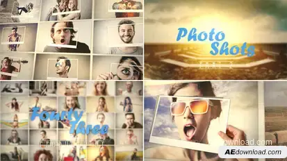 Photo Shots 2 Video Displays template preview