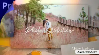 Photo Slideshow - Happy Memories Premiere Pro template preview