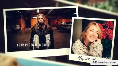 Photo Slideshow | Memories Slideshow | MOGRT Premiere Pro template preview