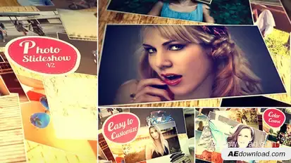 Photo Slideshow v2 Video Displays template preview