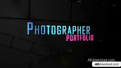 Photographer Portfolio Video Displays template preview