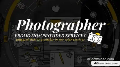 Photographer Promo Video Displays template preview