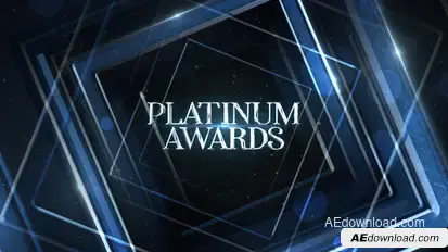 Platinum Awards Video Displays template preview