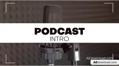 Podcast Intro | MOGRT Premiere Pro template preview