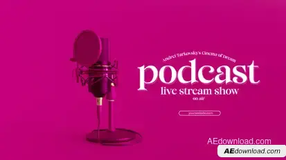 Podcast Opener Pro Premiere Pro template preview