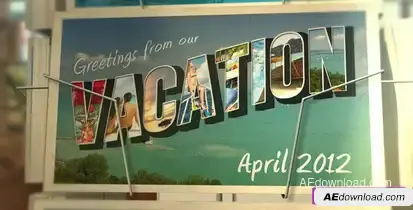 Postcard Vacation – After Effects Project (Videohive) Video Displays template preview