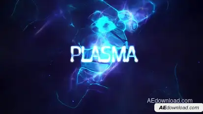 Power Light Plasma Titles 4K Video Displays template preview