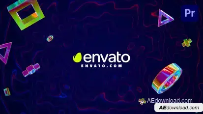 Power Wave Logo Premiere Pro template preview