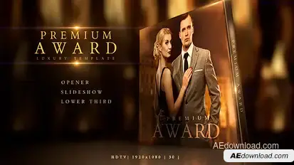 Premium Award Pack Video Displays template preview