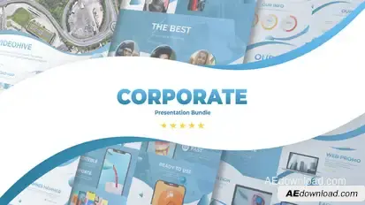 Presentation Bundle Video Displays template preview