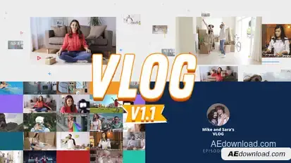 Vlog, Youtuber Opener Openers template preview