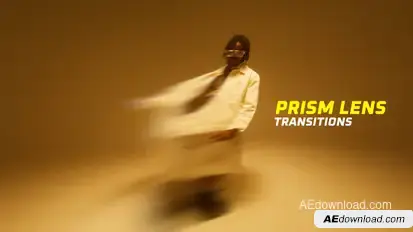 Prism Lens Transitions Elements template preview