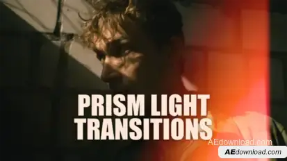 Prism Light Transitions Premiere Pro template preview
