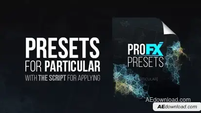 Pro FX Presets [Particular] Video Displays template preview