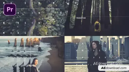 Production Reel - Demo Reel Premiere Pro template preview