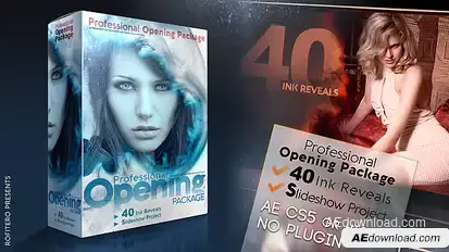 Professional Opening Package Video Displays template preview