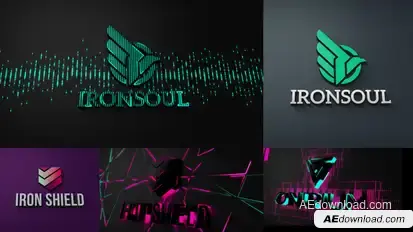 Projection Mapping | Logo Reveal Pack Video Displays template preview