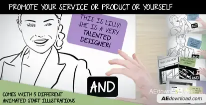 Promote Your Service Or Product Or Yourself Video Displays template preview