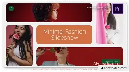Quick Fashion Slides Premiere Pro template preview