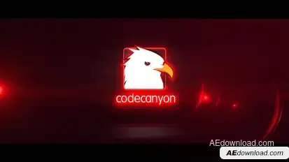 Quick Logo Reveal Video Displays template preview