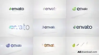 Quick Logo Sting Pack 10: Clean Rotation Video Displays template preview