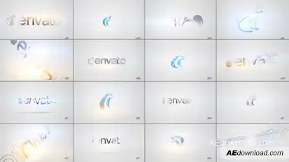 Quick Logo Sting Pack 11: Clean & Minimal Video Displays template preview