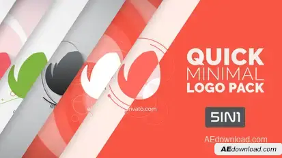 Quick Minimal Logo Pack Video Displays template preview