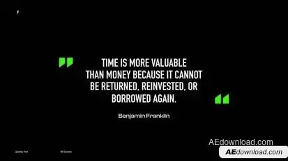 Quotes Text | After Effects Titles template preview