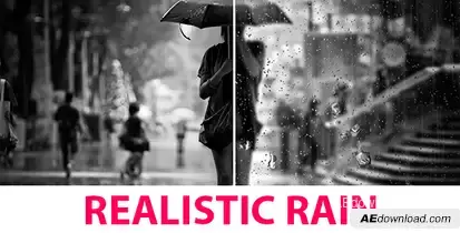 Rain Video Displays template preview