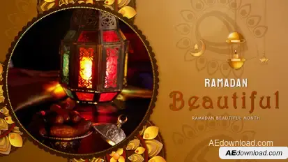 Ramadan Opener MOGRT Premiere Pro template preview