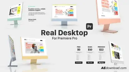 Real Desktop for Premiere Pro Premiere Pro template preview